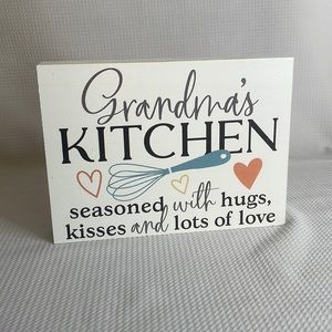 Grandmas kitchen sign